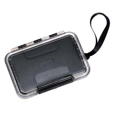 OUTDOOR case in black/transparent with foam insert 135x75x20 mm Model: 200